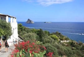 View of Panarea Aeolian Islands