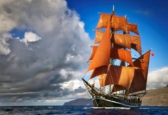 Caribbean sailing on board Eye of the Wind