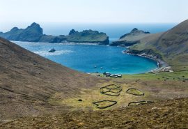 Aerial View of Hirta, St Kilda, Scotland