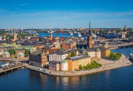 Aerial View of Stockholm, Sweden