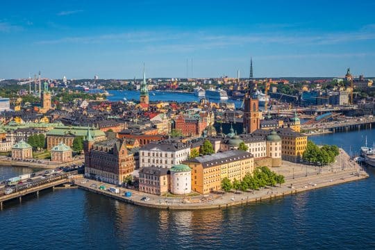 Aerial View of Stockholm, Sweden