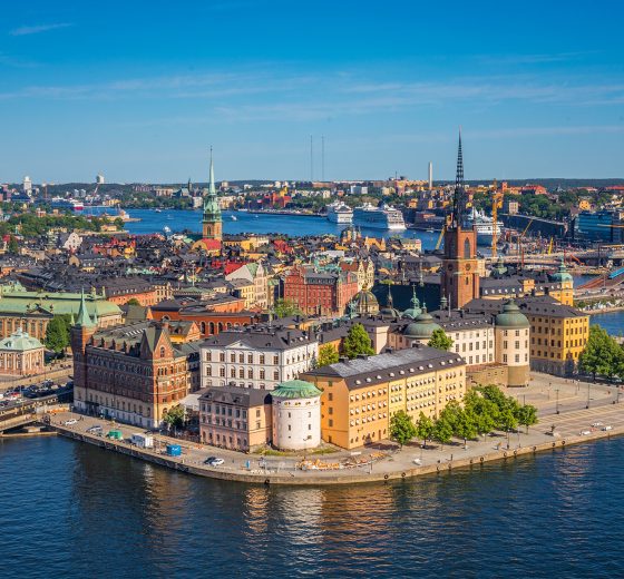 Aerial View of Stockholm, Sweden