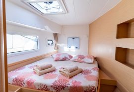 Agave Catamaran front Cabin