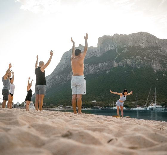 Agave Sardinia beach yoga