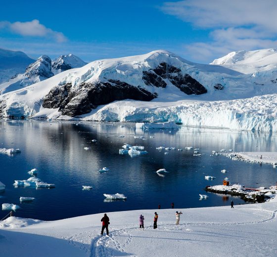 Antarctic Tecla sailing adventure guests ashore