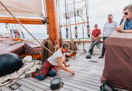 Aron guests on deck