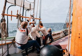 Aron guests hands-on adventure sailing Denmark