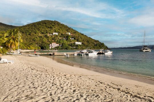 BVIs beach view on British Virgin Islands, Jost Van Dyke