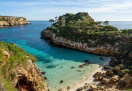 Beach on island of Mallorca, Spain, Balaeric