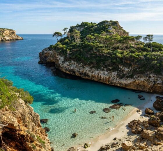 Beach on island of Mallorca, Spain, Balaeric