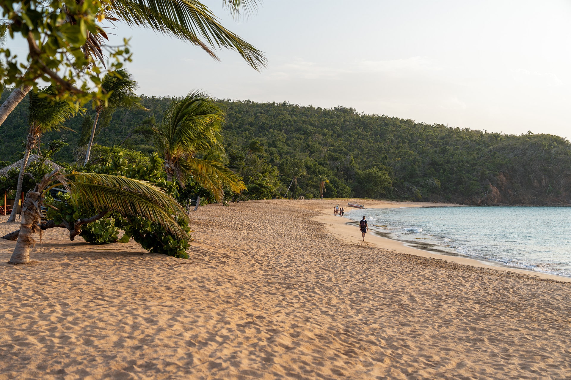 Beach on the island of Mayreau, Caribbean