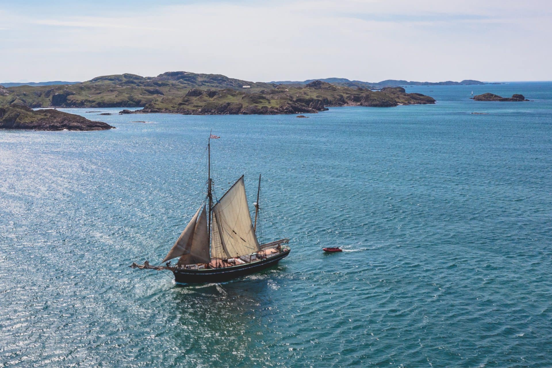 Bessie Ellen Sailing in the Hebrides Scotland