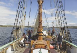 Bessie Ellen Sailing on board Cornwall