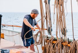 Bessie Ellen crew ropes