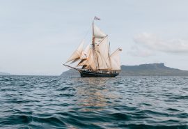 Bessie Ellen full sailing tall ship sailing scotland