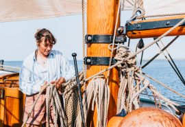 Bessie Ellen rope coiling