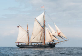 Bessie Ellen tall ship sailing full sail