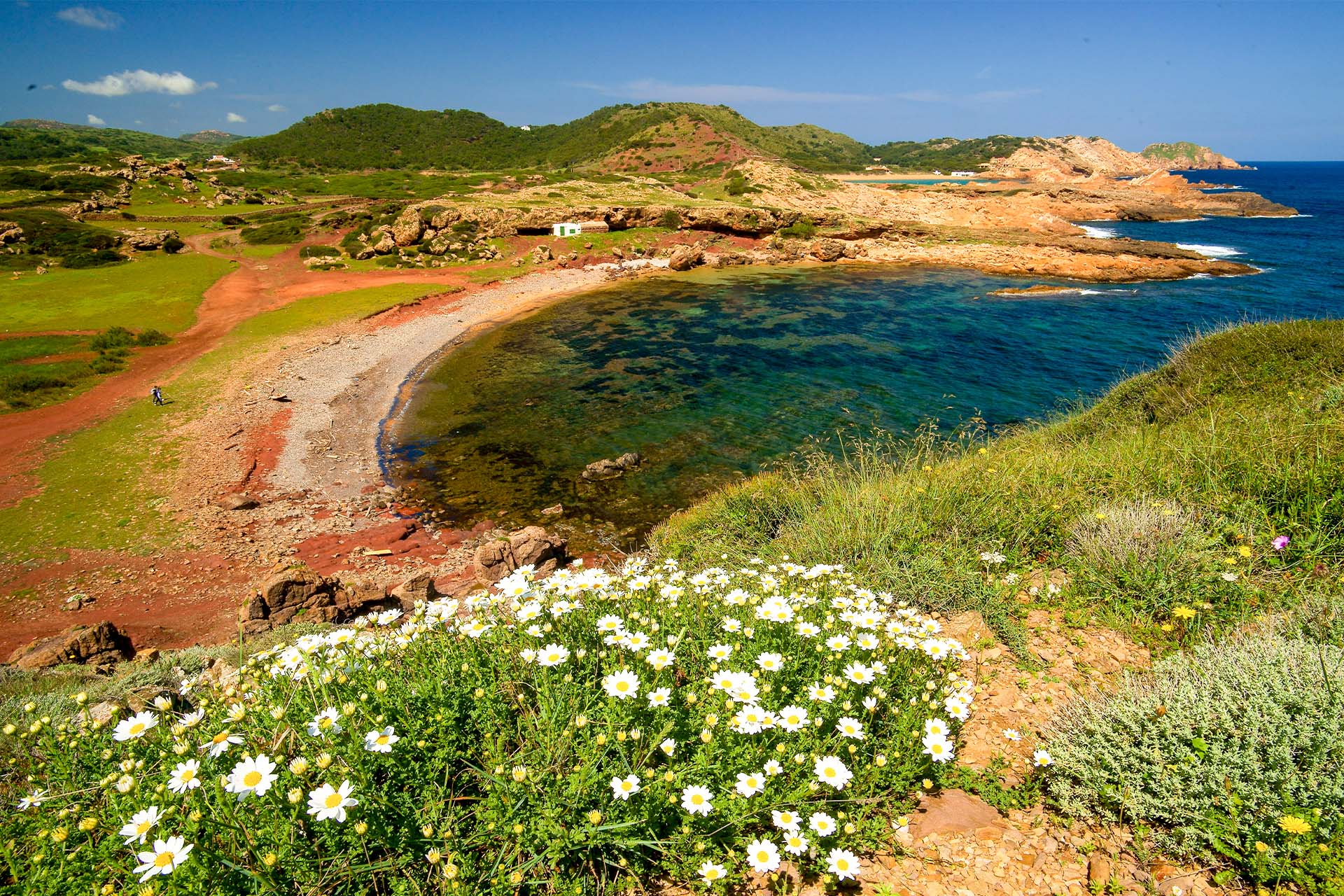 Binímel.là beach, Menorca, Biosphere Reserve, Balearic Islands, Spain