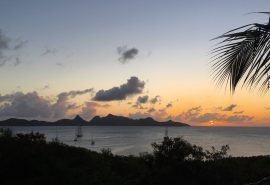 Blue Clipper Caribbean sunset