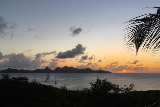 Blue Clipper Caribbean sunset