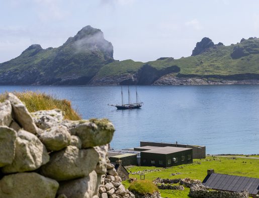 Tall ship Sailing Outer Hebrides and St Kilda
