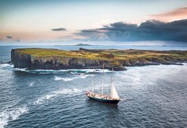 Blue Clipper anchored Scotland