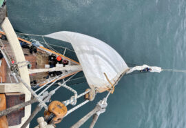 Blue Clipper from above