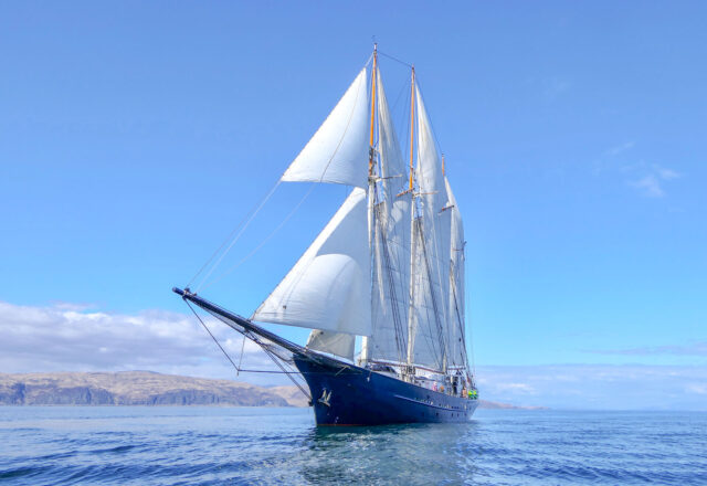 Tall Ship Sailing in the Outer Hebrides, Shiants & St Kilda