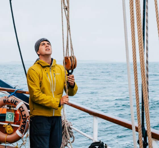 Blue Clipper guest onboard solo traveller