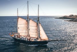Blue Clipper half sails