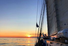 Blue Clipper sunset