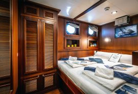 Cabin on board Chronos and Rhea Interiors