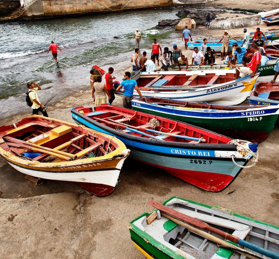 Cape Verde Oosterschelde fishing boats