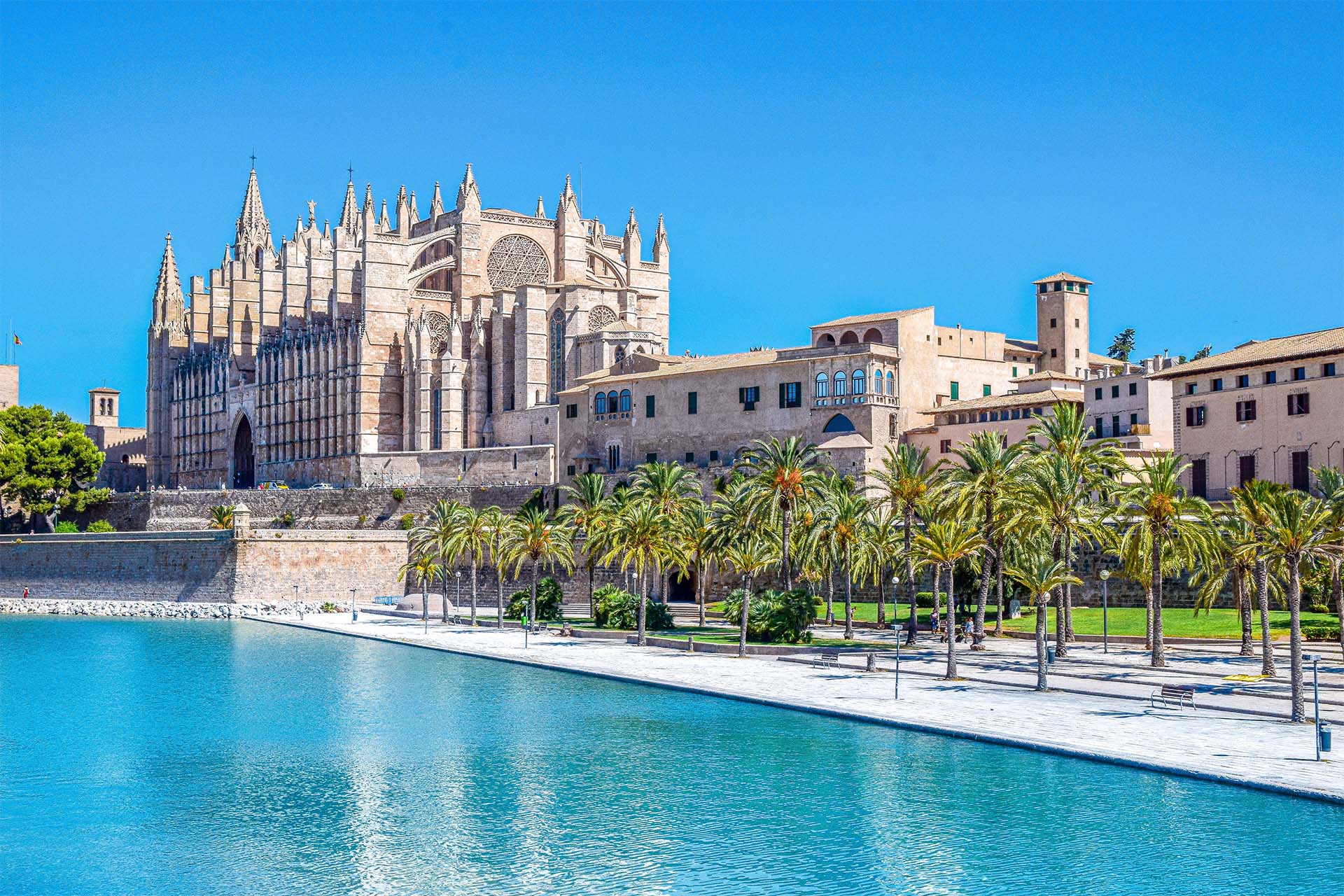Cathedral in Palma, Mallorca, Spain