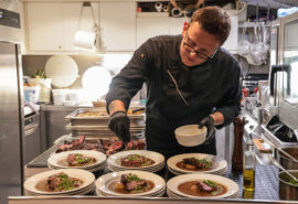 Chef onboard SC Chronos Rhea food dining
