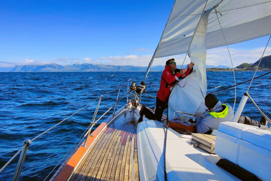 Cherokee onboard guests sailing in Norway