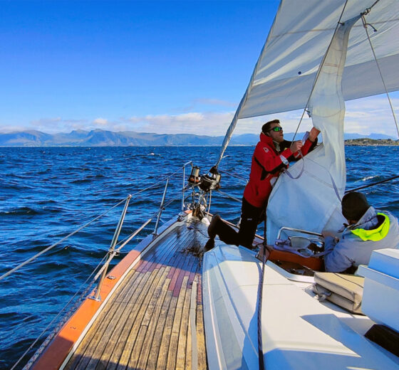 Cherokee onboard guests sailing in Norway