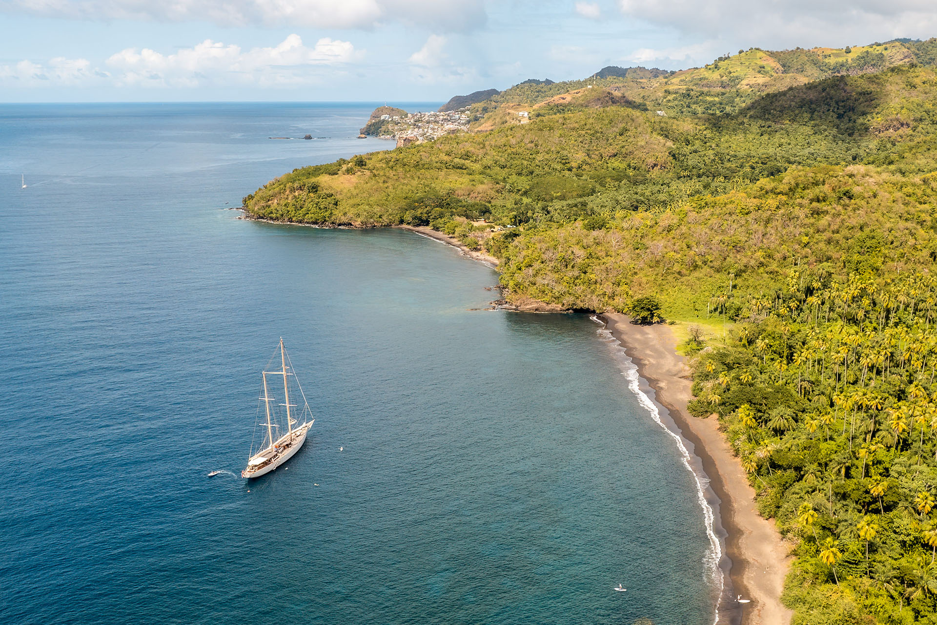 Chronos anchored off St Vincents West Coast, Caribbean