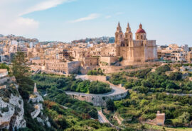 Church in Mellieha, Malta, Europe, Mediterranean