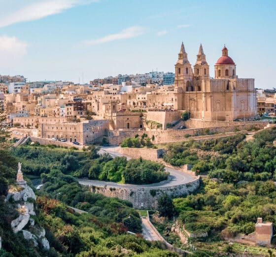 Church in Mellieha, Malta, Europe, Mediterranean