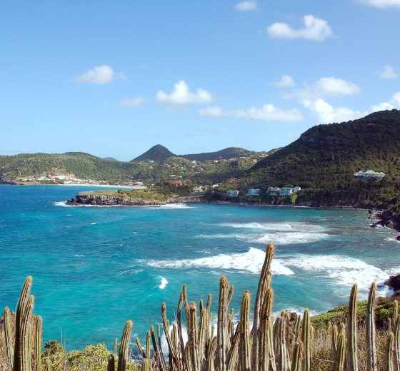 View of Colombier in St Barths, Caribbean