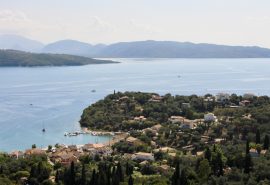 Corfu Greece Ionian channel view