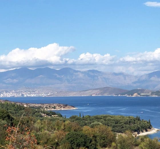 Corfu Greece Ionian view