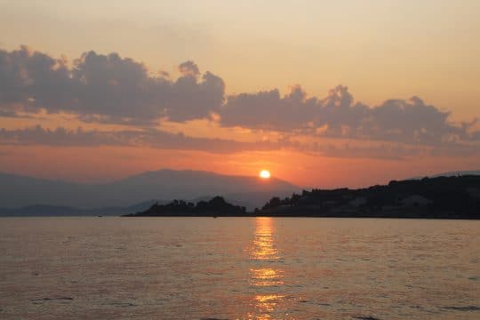 Corfu Greece Sunset