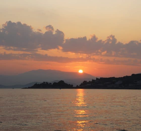 Corfu Greece Sunset