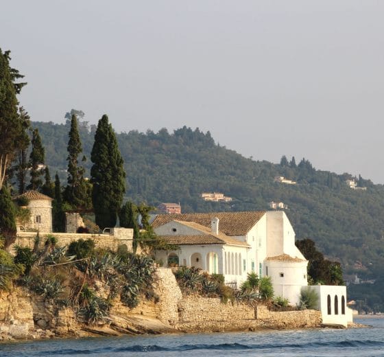 Corfu Greece coastal villa
