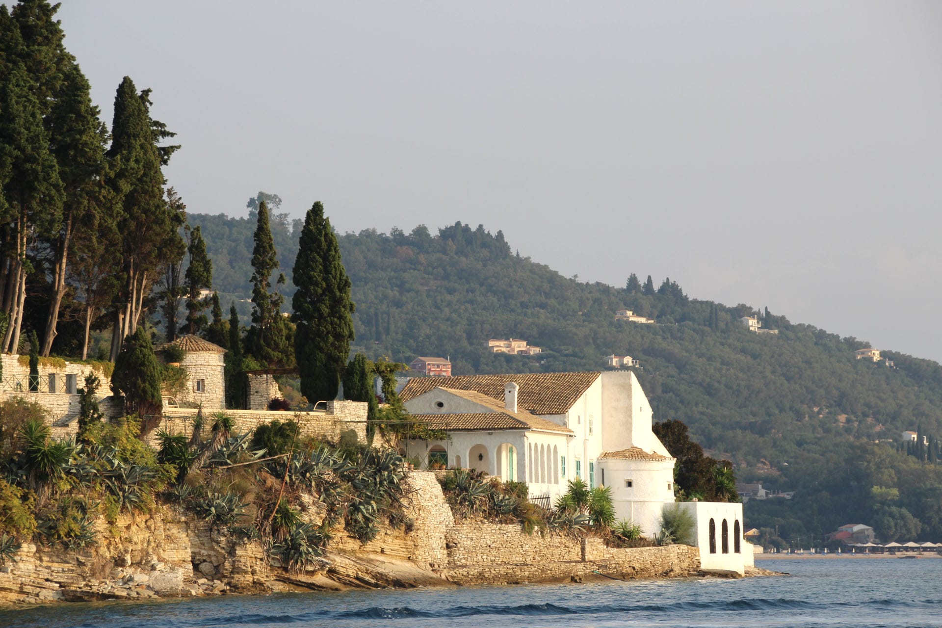 Corfu Greece coastal villa