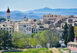 Corfu town