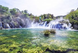 Croatia Skradin Waterfall