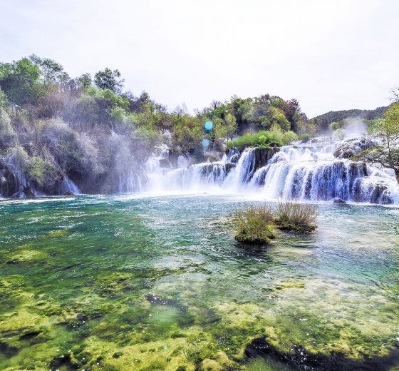 Croatia Skradin Waterfall